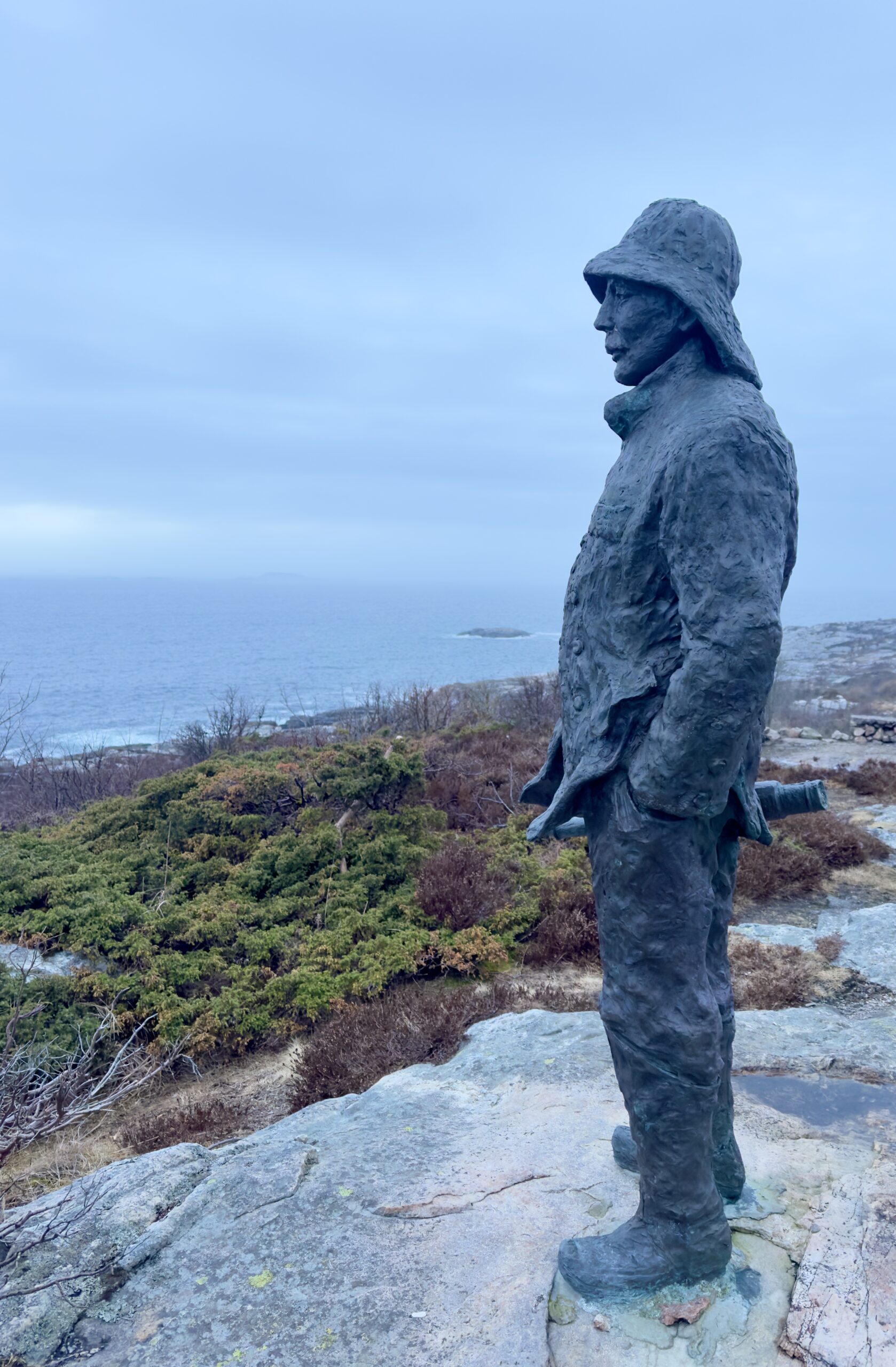 Den gamle losen i Tananger med havet i bakgrunnen